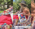 Afbeelding in Gallery-weergave laden, Plaid crochet aqua
